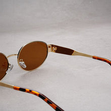 Load image into Gallery viewer, Classic Vintage Oval Sunglasses Small Metal Frame Sun Glasses Women Men Punk Shades Luxury UV400 Eyewear Retro Outdoor Accessories
