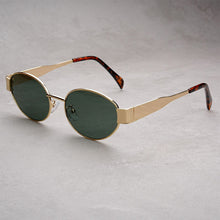 Load image into Gallery viewer, Classic Vintage Oval Sunglasses Small Metal Frame Sun Glasses Women Men Punk Shades Luxury UV400 Eyewear Retro Outdoor Accessories
