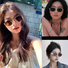 Load image into Gallery viewer, Classic Vintage Oval Sunglasses Small Metal Frame Sun Glasses Women Men Punk Shades Luxury UV400 Eyewear Retro Outdoor Accessories
