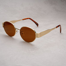 Load image into Gallery viewer, Classic Vintage Oval Sunglasses Small Metal Frame Sun Glasses Women Men Punk Shades Luxury UV400 Eyewear Retro Outdoor Accessories
