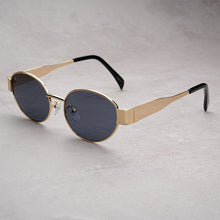 Load image into Gallery viewer, Classic Vintage Oval Sunglasses Small Metal Frame Sun Glasses Women Men Punk Shades Luxury UV400 Eyewear Retro Outdoor Accessories
