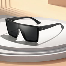 Load image into Gallery viewer, Large Frame One-piece Sunglasses Women Men Square Sun Glasses Vintage Geometry Shades UV400 Driving Eyewear Fashion Outdoor Accessories
