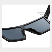 Load image into Gallery viewer, Large Frame One-piece Sunglasses Women Men Square Sun Glasses Vintage Geometry Shades UV400 Driving Eyewear Fashion Outdoor Accessories

