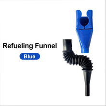 Load image into Gallery viewer, Car Motorcycle Refueling Funnel Telescopic Engine Oil Gasoline Filter Transfer Foldable Plastic Funnels Auto Accessories
