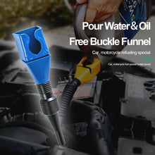 Load image into Gallery viewer, Car Motorcycle Refueling Funnel Telescopic Engine Oil Gasoline Filter Transfer Foldable Plastic Funnels Auto Accessories
