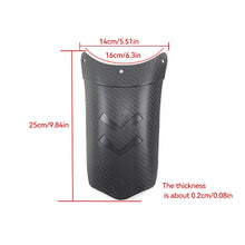 Load image into Gallery viewer, Carbon Fiber Pattern Motorcycle Extender Lengthen Front Fender Rear and Front Wheel Extension Fender Splash Mudguard Guard
