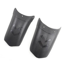 Load image into Gallery viewer, Carbon Fiber Pattern Motorcycle Extender Lengthen Front Fender Rear and Front Wheel Extension Fender Splash Mudguard Guard
