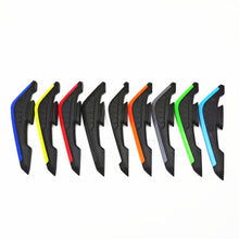 Load image into Gallery viewer, 2Pcs Motorcycle Front Side Spoiler Winglets Aerodynamic Wing Set Fixed Wind Wing with Adhesive Decoration Sticker
