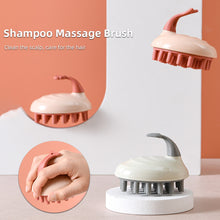 Load image into Gallery viewer, Silicone Shampoo Brush Household Hair Cleaning Soft Skin-friendly Handheld Wet Dry Dual-use Head Massage Shampoo Brush Hair Care
