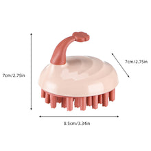 Load image into Gallery viewer, Silicone Shampoo Brush Household Hair Cleaning Soft Skin-friendly Handheld Wet Dry Dual-use Head Massage Shampoo Brush Hair Care
