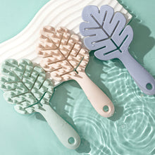 Load image into Gallery viewer, Leaf Shaped Shampoo Brush Household Silicone Handle Shampoo Hair Comb High Elasticity Portable Massage Shampoo Brush
