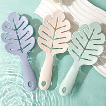 Load image into Gallery viewer, Leaf Shaped Shampoo Brush Household Silicone Handle Shampoo Hair Comb High Elasticity Portable Massage Shampoo Brush
