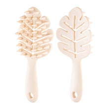 Load image into Gallery viewer, Leaf Shaped Shampoo Brush Household Silicone Handle Shampoo Hair Comb High Elasticity Portable Massage Shampoo Brush
