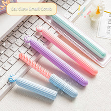 Load image into Gallery viewer, Cute Cartoon Cat Paw Comb Household Massage Scalp Hairdressing Hair Comb Portable Durable Smooth Hair Comb Hair Styling Tool
