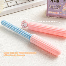 Load image into Gallery viewer, Cute Cartoon Cat Paw Comb Household Massage Scalp Hairdressing Hair Comb Portable Durable Smooth Hair Comb Hair Styling Tool
