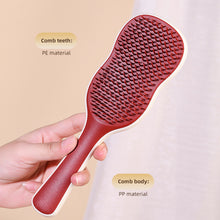 Load image into Gallery viewer, Banana Leaf Shaped Hair Comb Household Massage Scalp Hairdressing Comb Long Hair Fluffy Styling Comb Durable Hair Styling Tool
