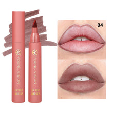 Load image into Gallery viewer, 6 Colors Matte Velvet Nude Lip Dye Pen Lip Gloss Waterproof Non-fading Long-lasting Lip Glaze Lip Makeup Cosmetics
