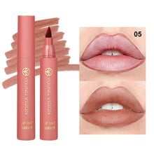 Load image into Gallery viewer, 6 Colors Matte Velvet Nude Lip Dye Pen Lip Gloss Waterproof Non-fading Long-lasting Lip Glaze Lip Makeup Cosmetics
