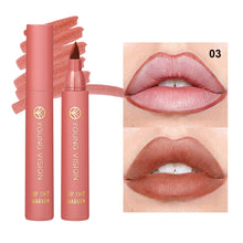 Load image into Gallery viewer, 6 Colors Matte Velvet Nude Lip Dye Pen Lip Gloss Waterproof Non-fading Long-lasting Lip Glaze Lip Makeup Cosmetics
