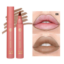 Load image into Gallery viewer, 6 Colors Matte Velvet Nude Lip Dye Pen Lip Gloss Waterproof Non-fading Long-lasting Lip Glaze Lip Makeup Cosmetics
