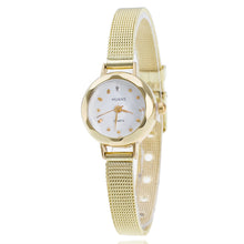 Load image into Gallery viewer, Women Fashionable Versatile Quartz Watch Alloy Circular Dial Stainless Steel Watchband Simple Casual Wristwatch
