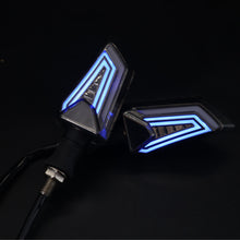 Load image into Gallery viewer, 2Pcs LED Motorcycle Turn Signals Light Tail Flasher Flowing Water Blinker Motorcycle Flashing Lights IP68
