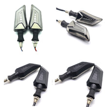 Load image into Gallery viewer, 2Pcs LED Motorcycle Turn Signals Light Tail Flasher Flowing Water Blinker Motorcycle Flashing Lights IP68
