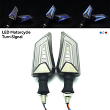Load image into Gallery viewer, 2Pcs LED Motorcycle Turn Signals Light Tail Flasher Flowing Water Blinker Motorcycle Flashing Lights IP68
