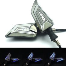 Load image into Gallery viewer, 2Pcs LED Motorcycle Turn Signals Light Tail Flasher Flowing Water Blinker Motorcycle Flashing Lights IP68
