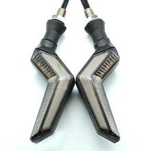 Load image into Gallery viewer, 2Pcs Motorcycle Turn Signal Lamp Sequential Flowing Flash Indicator Lights Running LED Light Motorcycle Tail Lights
