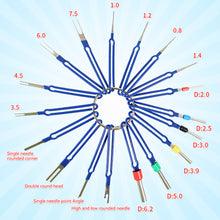 Load image into Gallery viewer, 3/8/18/39Pcs Car Optional Wire Terminal Removal Tool Kit Depinning for Electrical Connector Pin Removal Terminal Removal Tools
