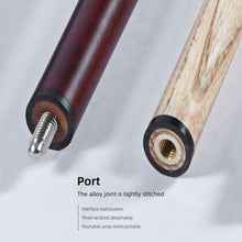 Load image into Gallery viewer, 1PC 142CM Three Stops Billiard Punch And Jump Integrated Rod 12.5MM Pool Cue Tip Big Head Tee Shot Billiard Supplies
