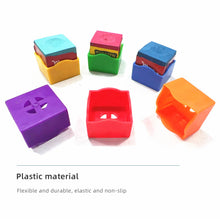 Load image into Gallery viewer, 5PCS Colorful Plastic Chalk Storage Box Professional Chalk Protective Cover Billiard Supplies Accessories
