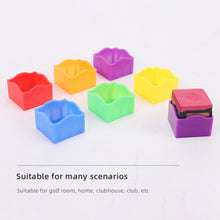 Load image into Gallery viewer, 5PCS Colorful Plastic Chalk Storage Box Professional Chalk Protective Cover Billiard Supplies Accessories
