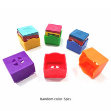 Load image into Gallery viewer, 5PCS Colorful Plastic Chalk Storage Box Professional Chalk Protective Cover Billiard Supplies Accessories

