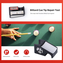 Load image into Gallery viewer, Multi-Functional Pool Cue Tip Repair Tool Cue Tip Grinding Trim Arc Replacement Billiard Supplies Accessories
