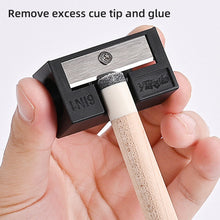Load image into Gallery viewer, 6 In 1 Multi-Function Billiard Cue Tip Trimmer Clean Polish Repair Pool Cue Tip Billiards Accessories
