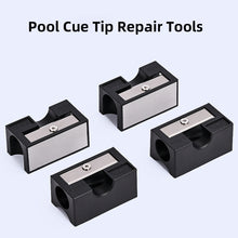 Load image into Gallery viewer, 6 In 1 Multi-Function Billiard Cue Tip Trimmer Clean Polish Repair Pool Cue Tip Billiards Accessories
