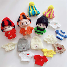 Load image into Gallery viewer, Doll Woolen Hat for Dollhouse Miniature 15cm Labubu Color Match Hat Kawaii Cute Doll Accessories Kids Girls Toys
