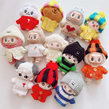 Load image into Gallery viewer, Doll Woolen Hat for Dollhouse Miniature 15cm Labubu Color Match Hat Kawaii Cute Doll Accessories Kids Girls Toys
