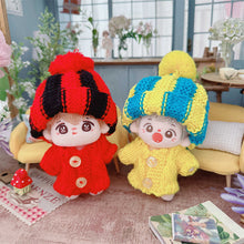 Load image into Gallery viewer, Doll Woolen Hat for Dollhouse Miniature 15cm Labubu Color Match Hat Kawaii Cute Doll Accessories Kids Girls Toys
