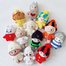Load image into Gallery viewer, Doll Woolen Hat for Dollhouse Miniature 15cm Labubu Color Match Hat Kawaii Cute Doll Accessories Kids Girls Toys
