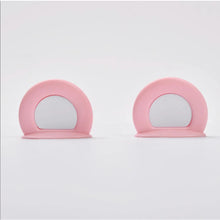 Load image into Gallery viewer, 2Pcs Cute Motorcycle Helmet Bear‘s ’Ears Motocross Electric Bike Helmet and Car Steering Wheel Decroation Accessories Driving Styling
