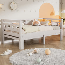 Load image into Gallery viewer, Twin Extending Daybed with Trundle, Wooden Daybed, White
