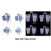 Load image into Gallery viewer, 8PCS/Box Mini Blue Soft Snore Stopper Anti Snore Clip Snoring Device Device Nasal Obstruction Congestion Aid
