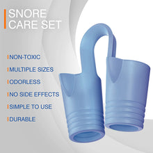 Load image into Gallery viewer, 8PCS/Box Mini Blue Soft Snore Stopper Anti Snore Clip Snoring Device Device Nasal Obstruction Congestion Aid
