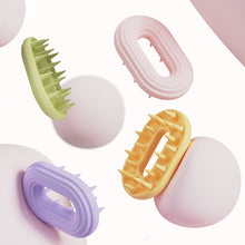 Load image into Gallery viewer, Rubber Hair Brush Hair Catcher Cleaning Hair Brush Massage Tool Scalp Cleaner Silicone Comb Silicone Brush
