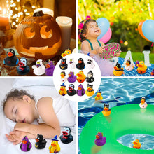 Load image into Gallery viewer, 2-inch Halloween Little Yellow Duck 24 Mixed Car Desktop Ornament Ghost Festival Pumpkin Ghost Shaped Duck Toy
