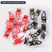 Load image into Gallery viewer, New and Unique Prank Toy TPR Children's Nostalgic Launch Elastic Hang Card Little Person Prank Ninja Launcher Toys
