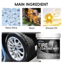 Load image into Gallery viewer, 100ML Durable Car Tire Cleaner Paste Auto Rubber Parts Shiny Paste And Tire Brightener Protector For Car Care Tool
